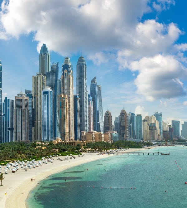 Dubai,Marina,In,A,Summer,Day,,United,Arab,Emirates